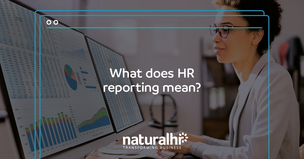 What does HR reporting mean?