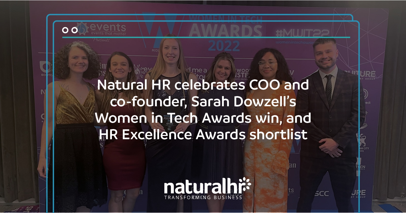 Natural HR shortlist in HR Excellence Awards, plus and awards win at Midlands Women In Tech Awards