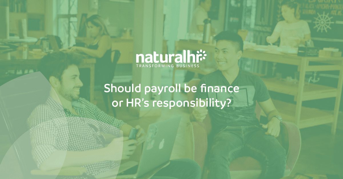 is payroll finances responsibility