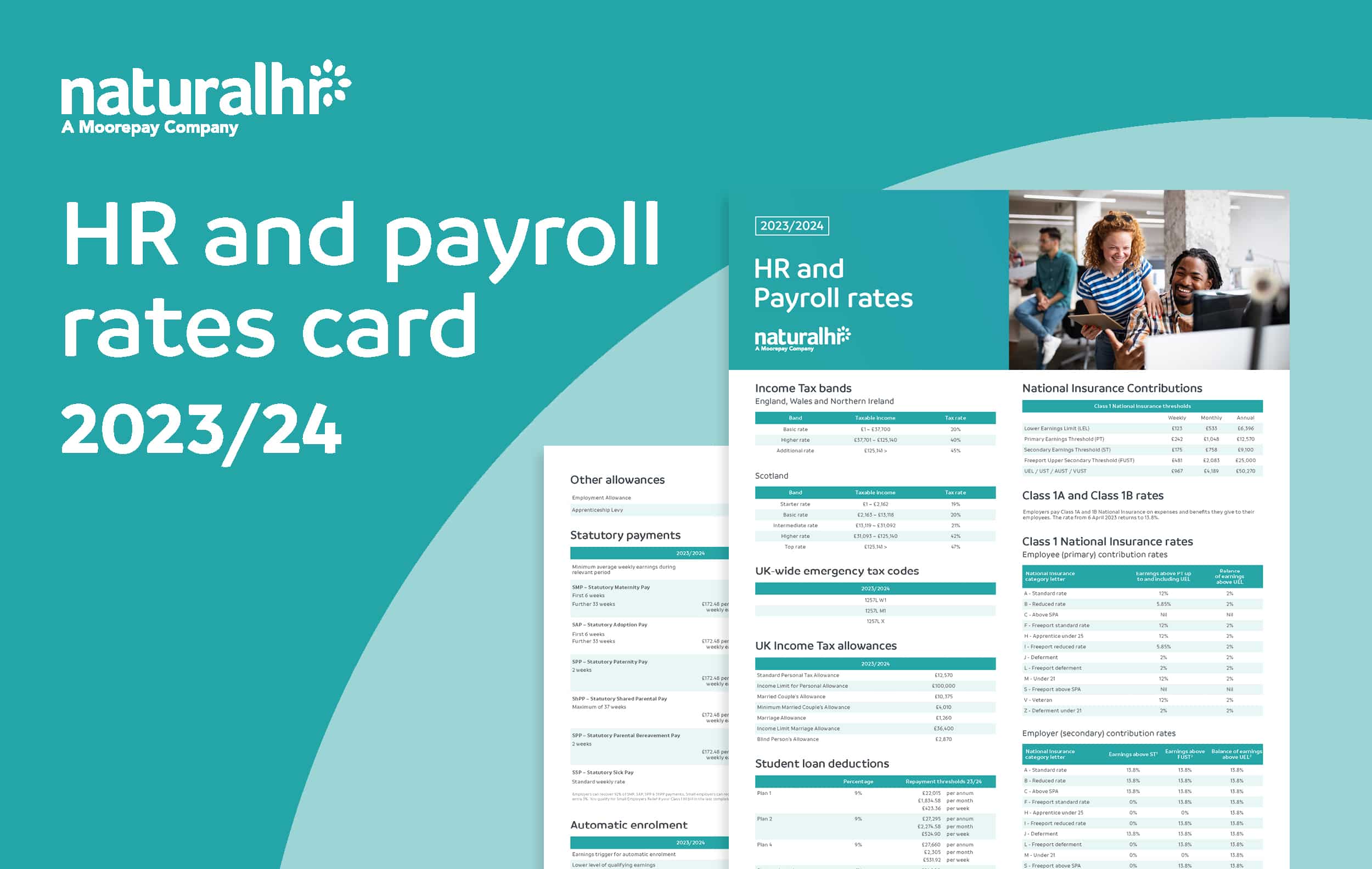 HR and payroll rates 2023/24 banner