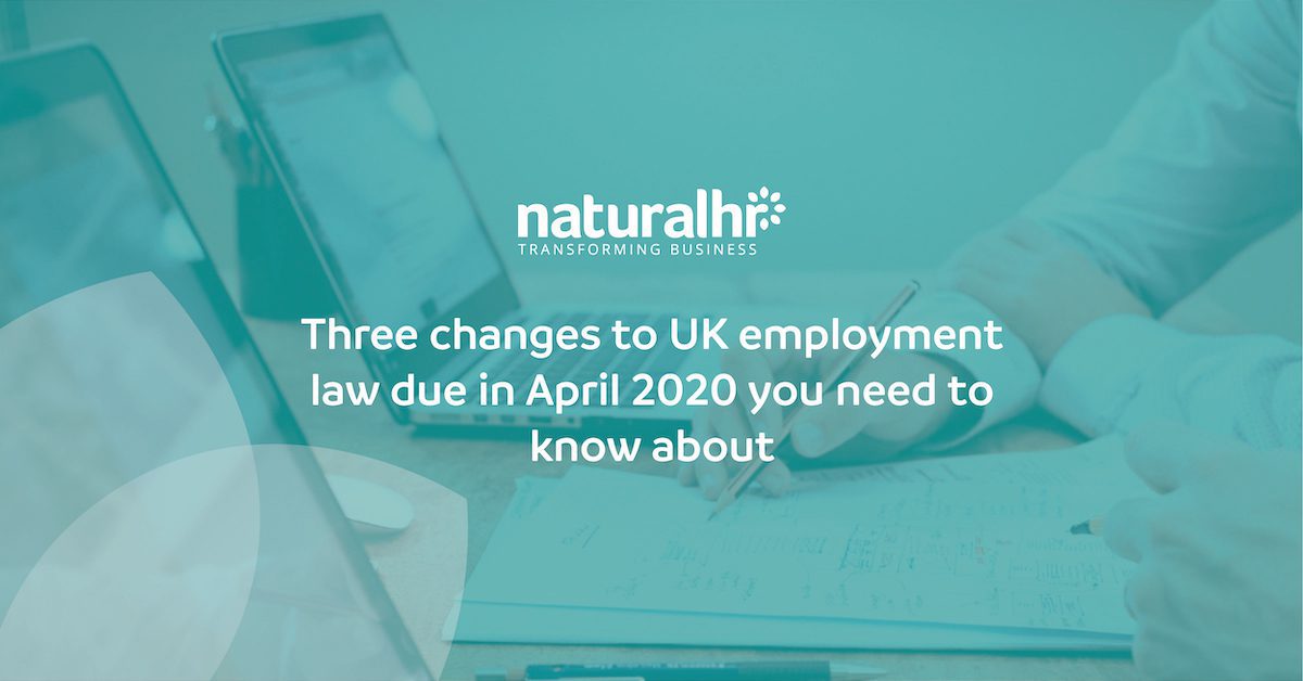 2020 UK employment law changes