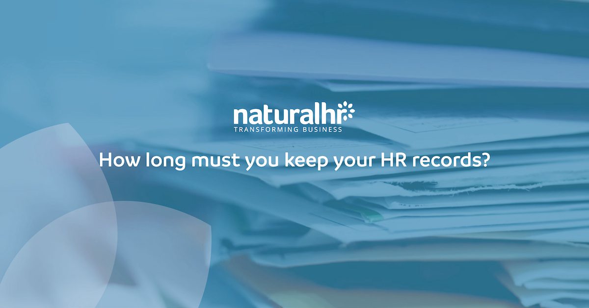 Keeping HR records