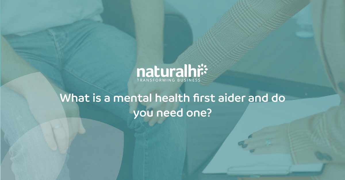 mental health first aider