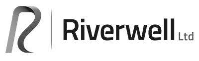 riverwell logo black and white