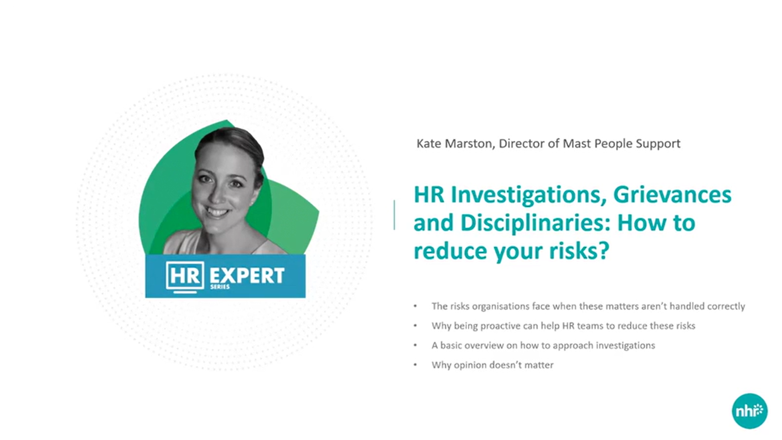 HR Investigations info with Kate Marston