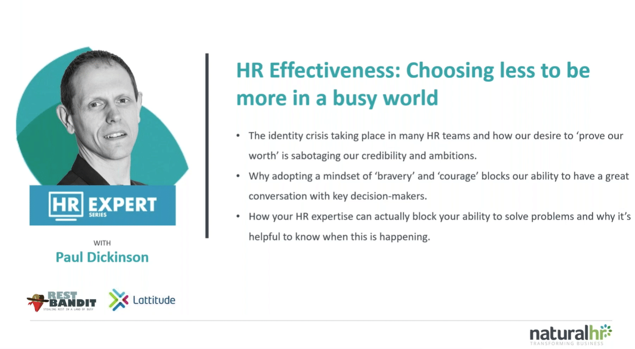 HR effectiveness